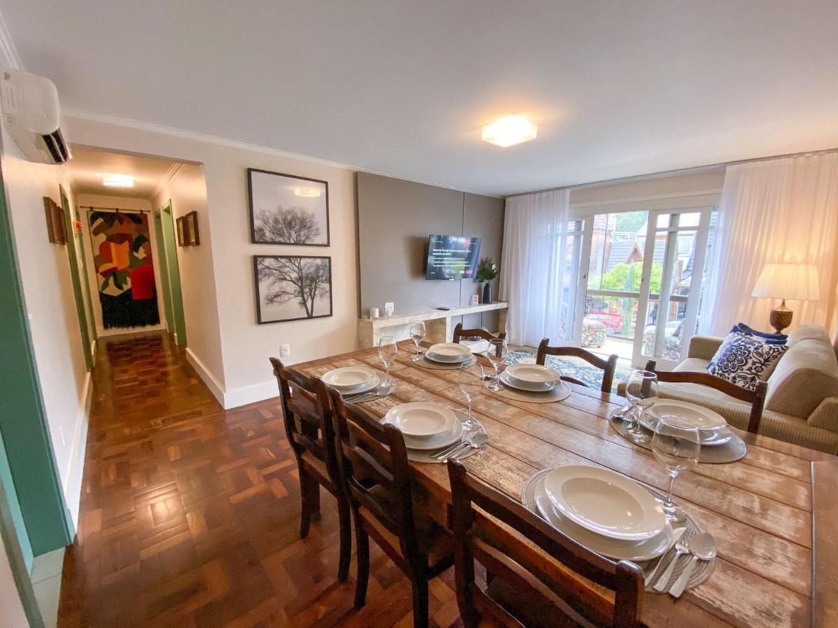 Apartamento Locar-In Gramado- 100M Rua Coberta Exterior foto