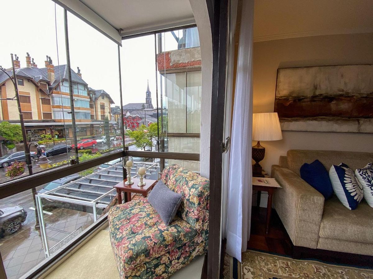Apartamento Locar-In Gramado- 100M Rua Coberta Exterior foto