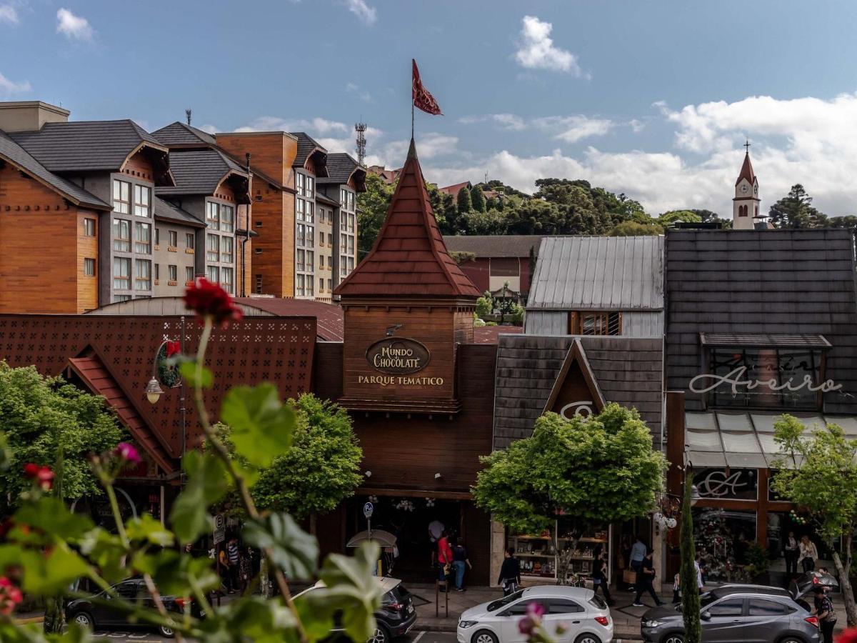 Apartamento Locar-In Gramado- 100M Rua Coberta Exterior foto